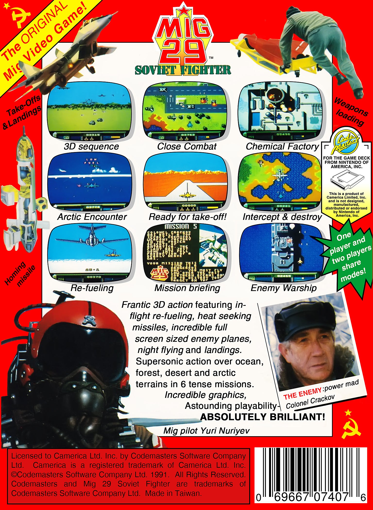 MIG-29: Soviet Fighter NES - Video Game - Used - CaveGamers - Image 2