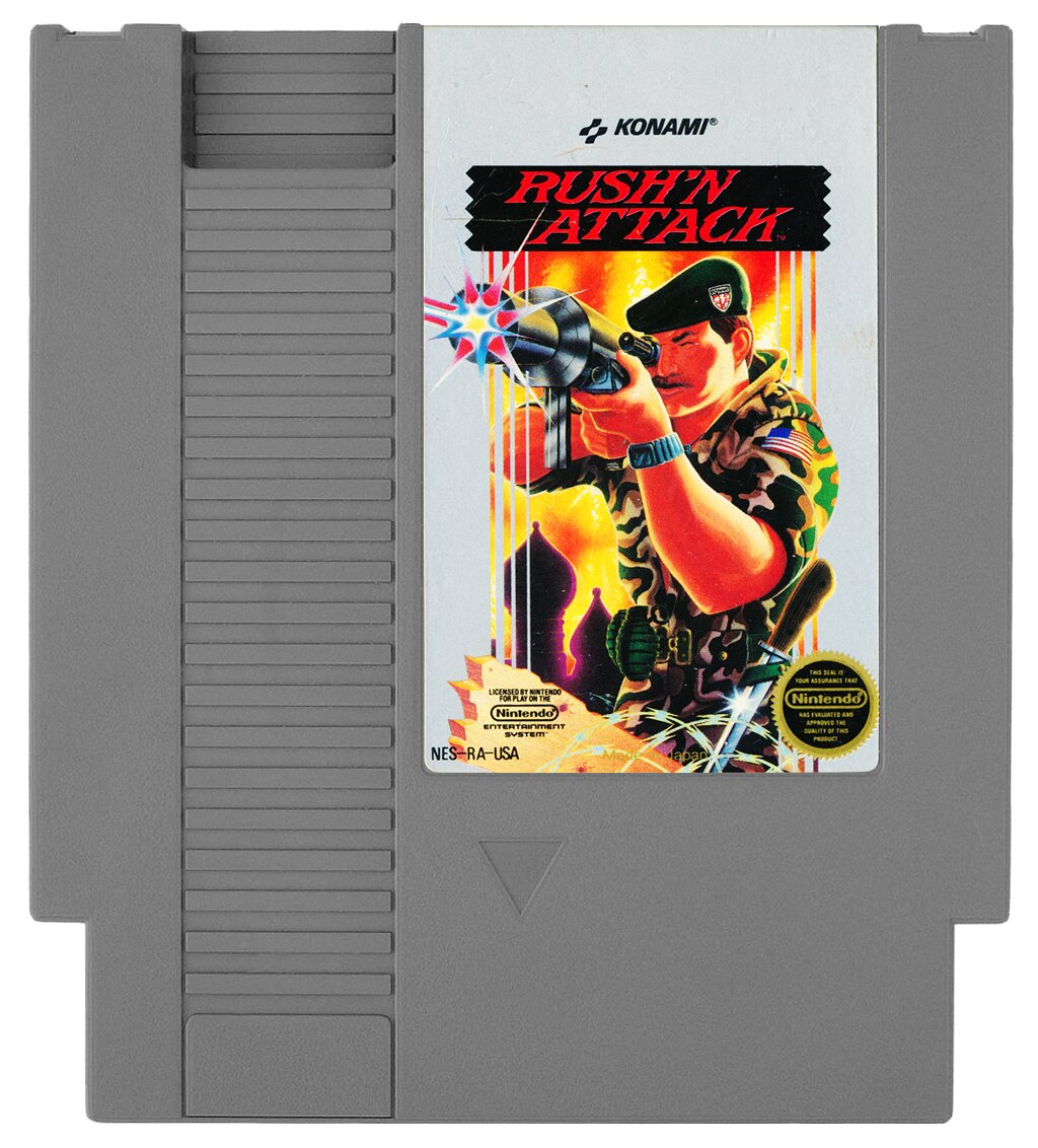 Rush'n Attack NES - Video Game - Used - CaveGamers - Image 3