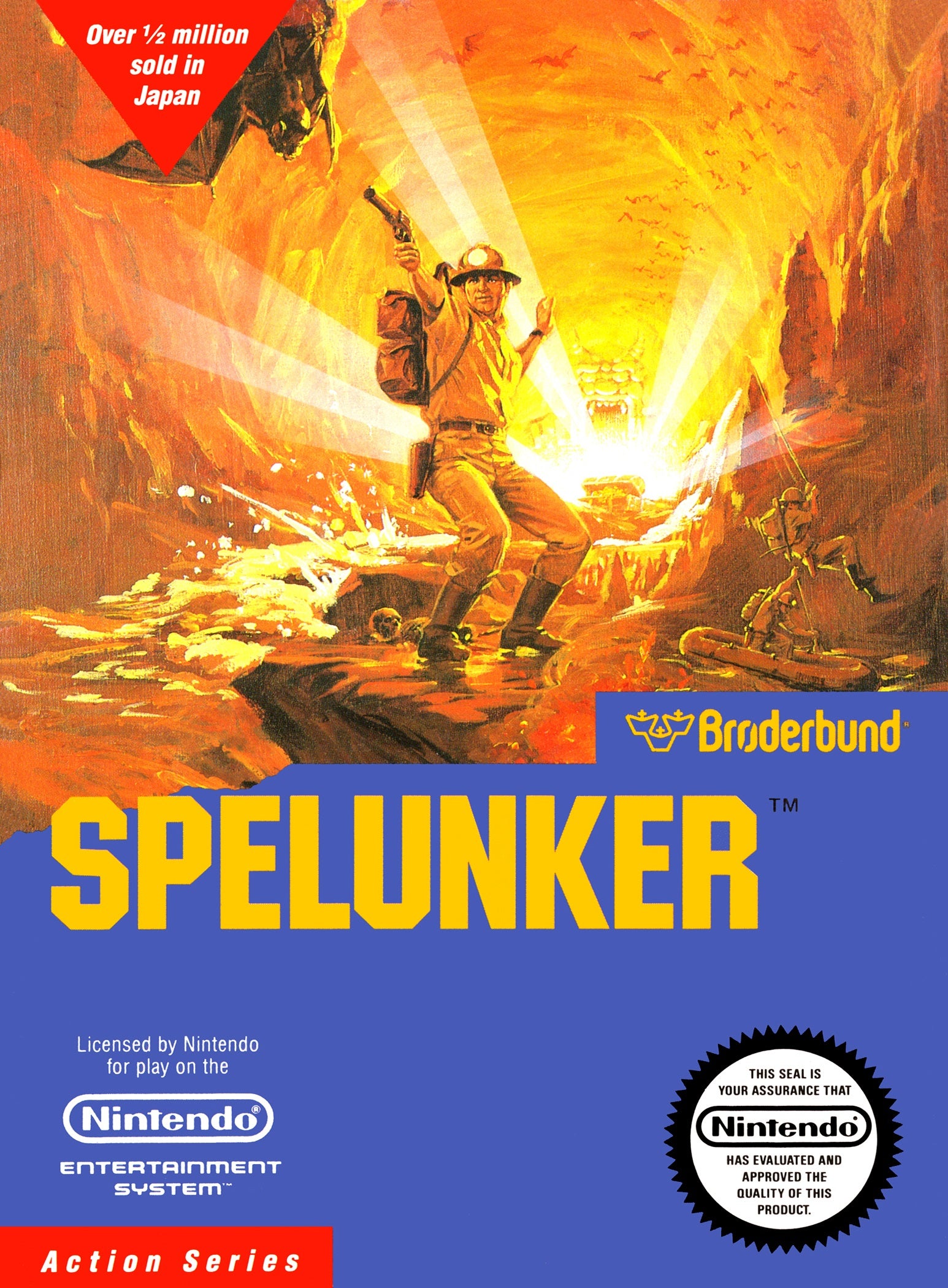 Spelunker NES - Video Game - Used - CaveGamers