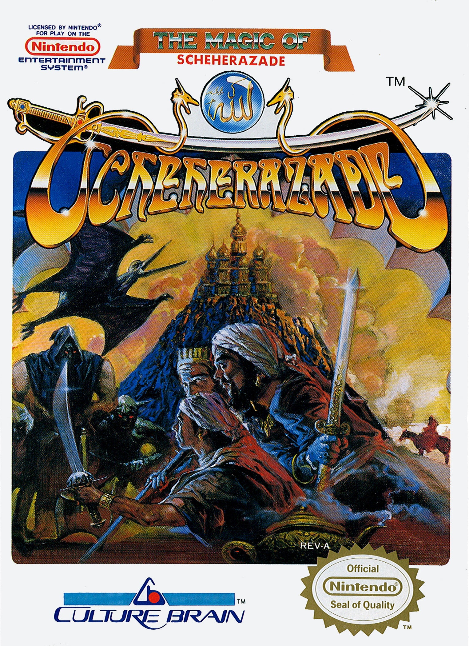 The Magic of Scheherazade NES - Video Game - Used - CaveGamers