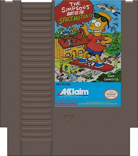 The Simpsons Bart vs the Space Mutants NES - Video Game - Used - CaveGamers - Image 3