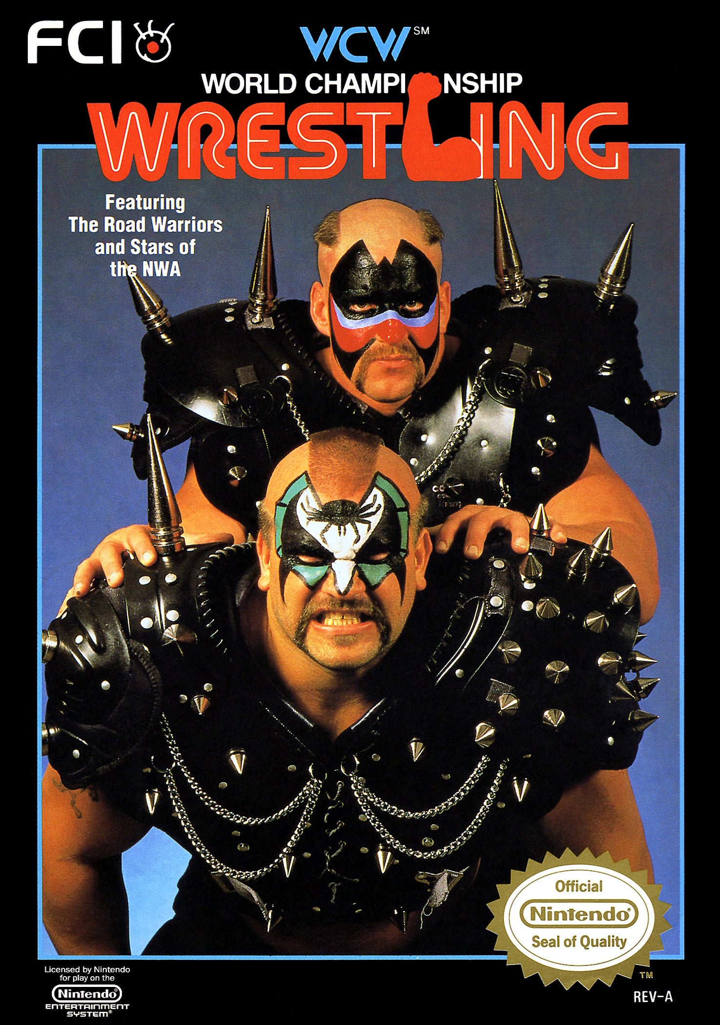 WCW World Championship Wrestling NES - Video Game - Used - CaveGamers