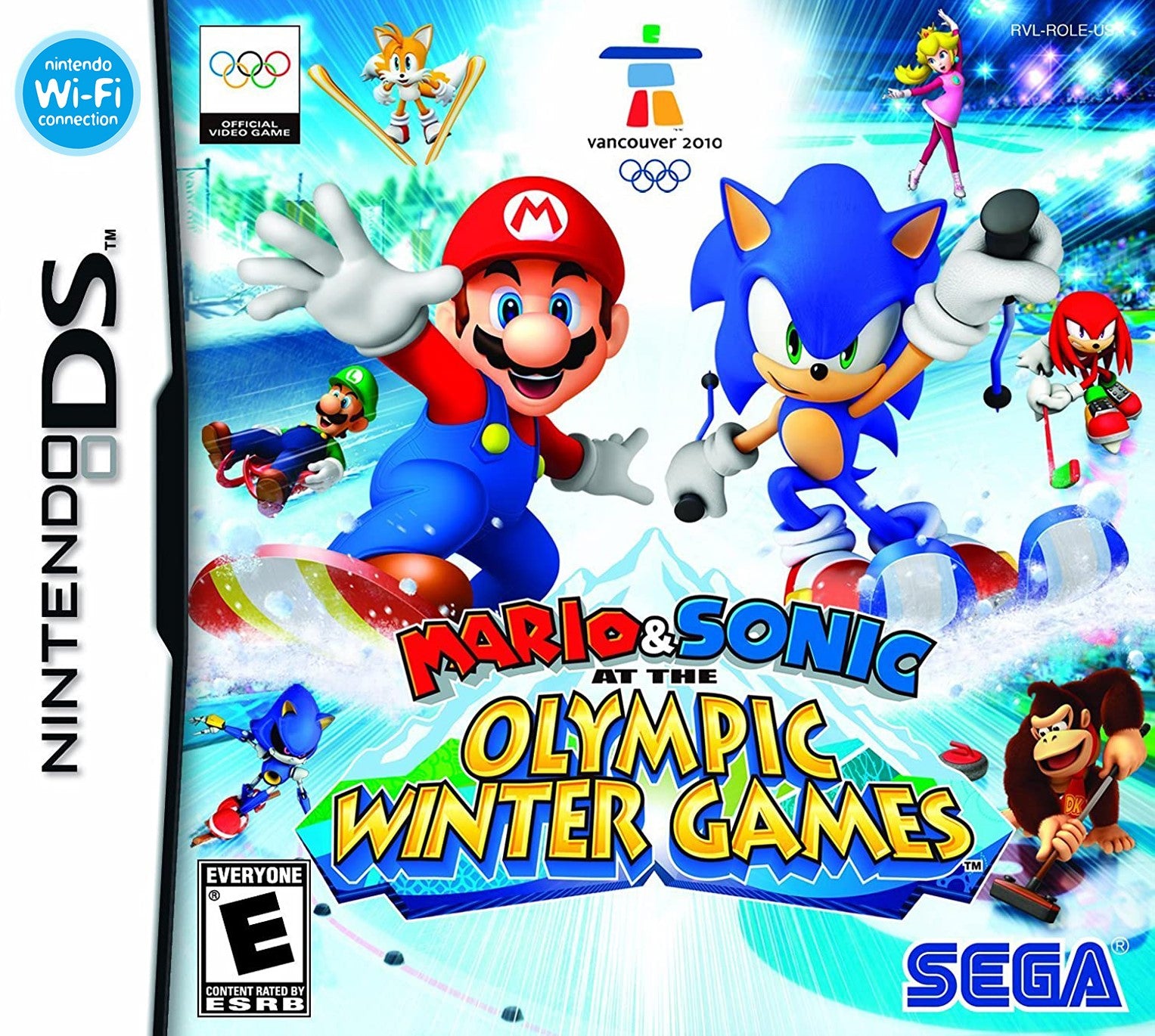 Mario and Sonic at the Olympic Winter Games DS - Video Game - Used - CaveGamers