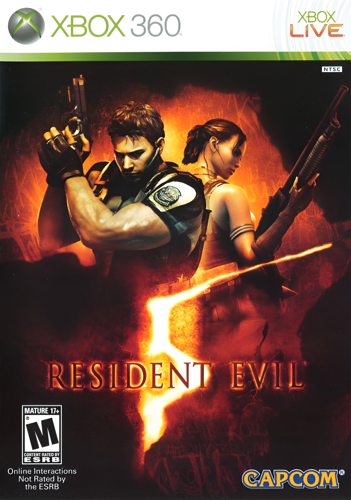 Resident Evil 5 Xbox 360 - Video Game - Used - CaveGamers