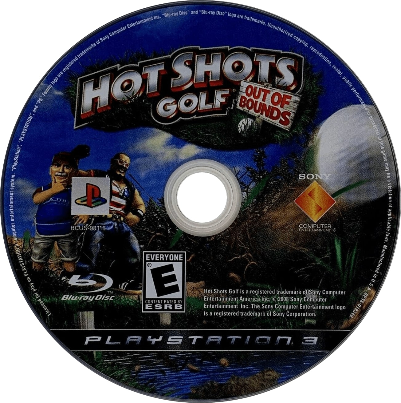 Hot Shots Golf Out of Bounds PS3 - Video Game - Used - CaveGamers - Image 3