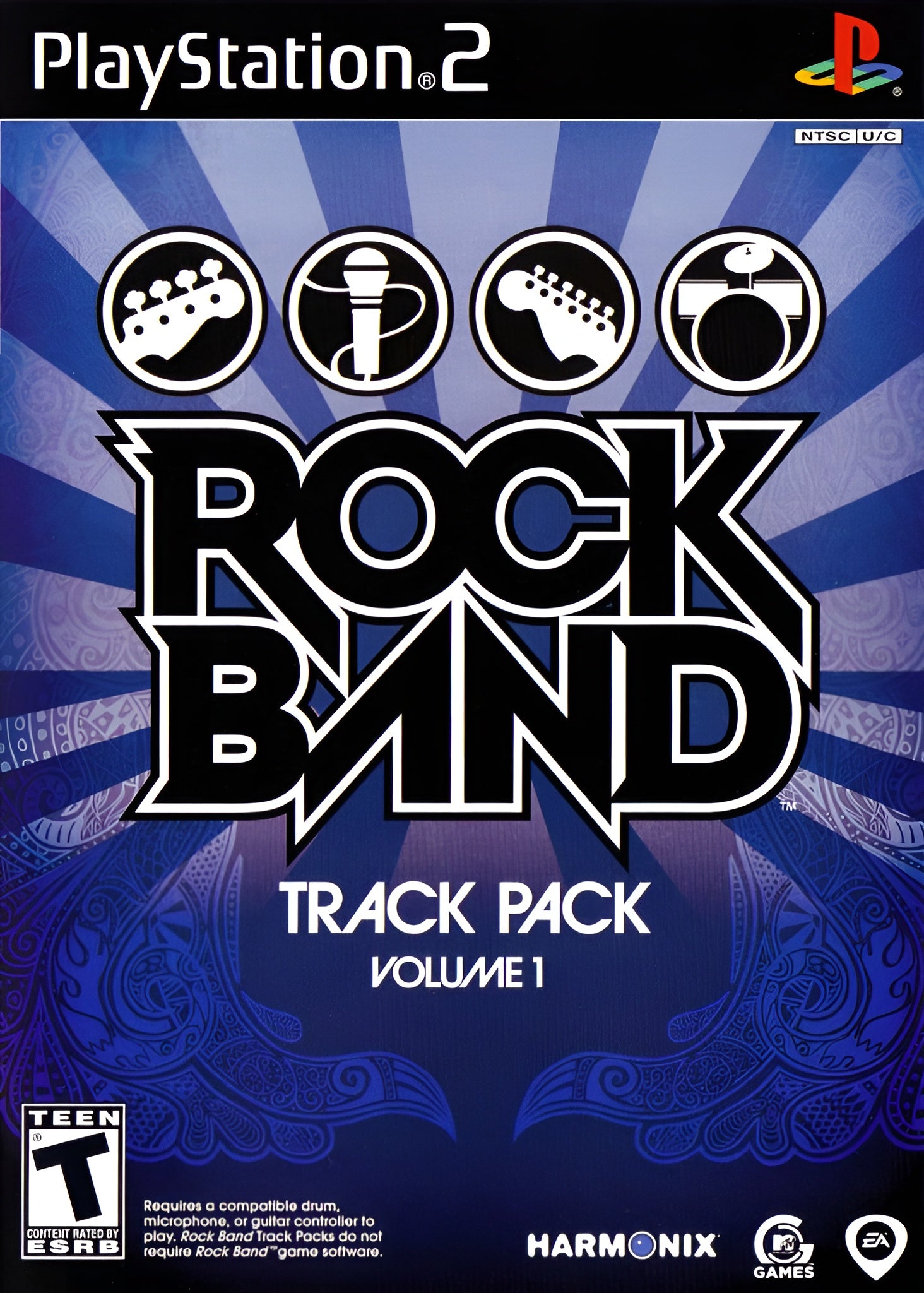 Rock Band Track Pack Volume 1 PS2 - Video Game - Used - CaveGamers
