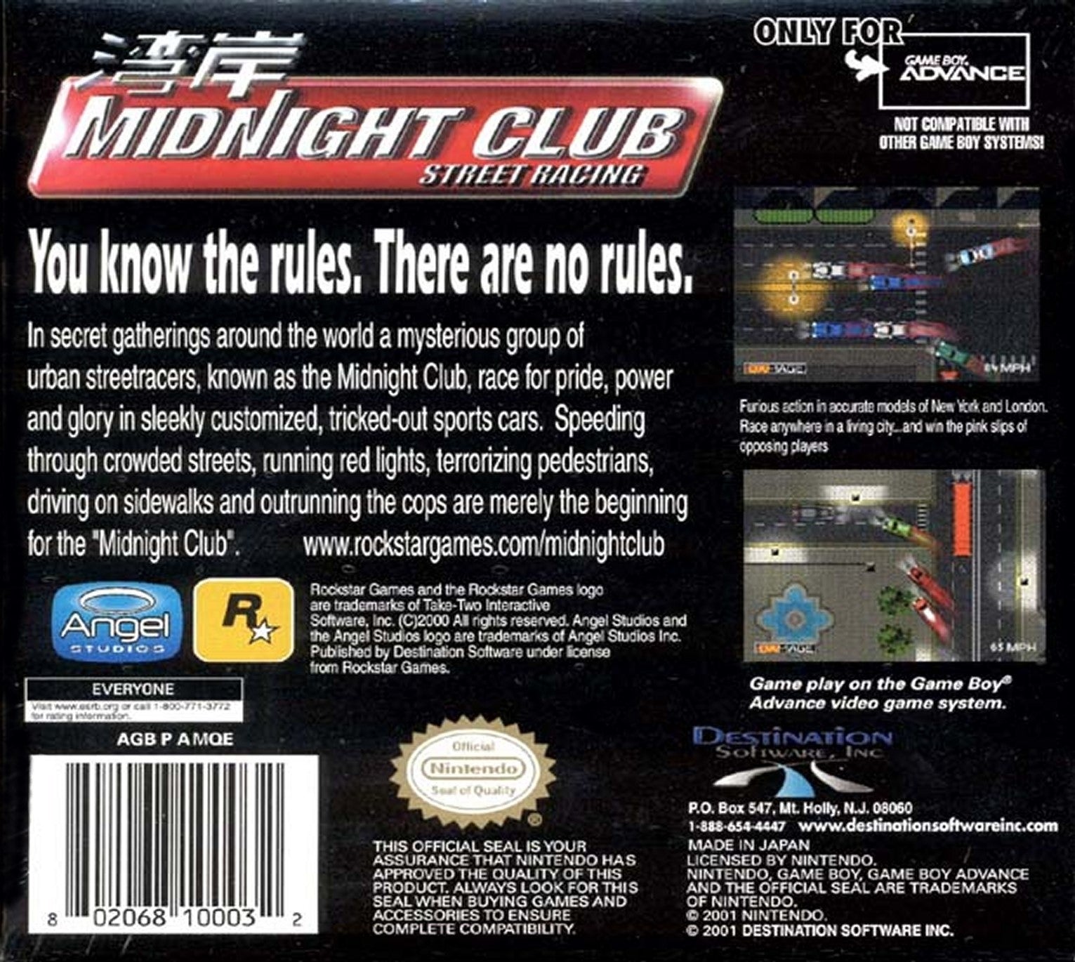 Midnight Club Street Racing Game Boy Advance - Video Game - Used - CaveGamers - Image 2