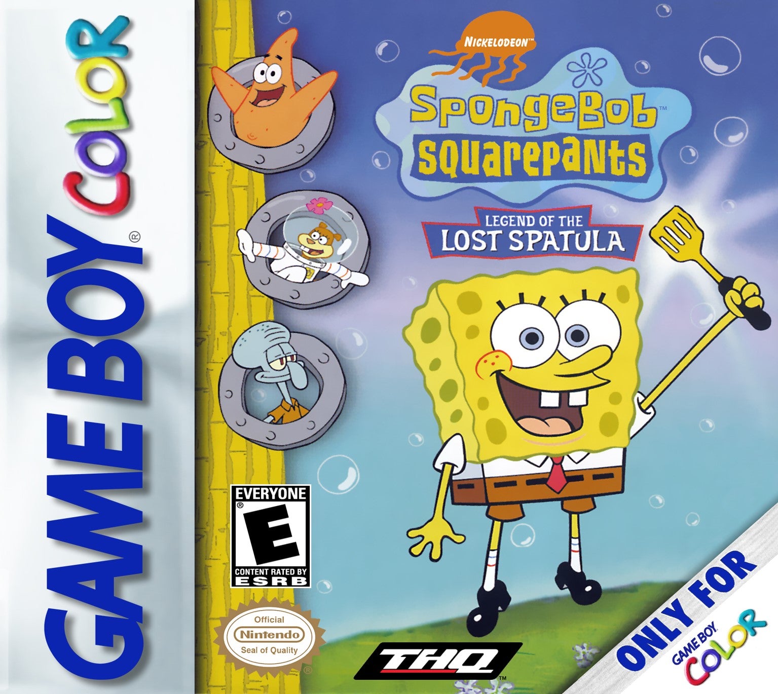 Spongebob Squarepants Legend of the Lost Spatula Game Boy Color - Video Game - Used - CaveGamers
