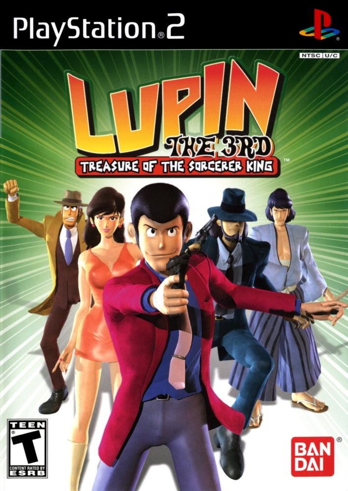 Lupin the 3rd Treasure of the Sorcerer King PS2 - Video Game - Used - CaveGamers