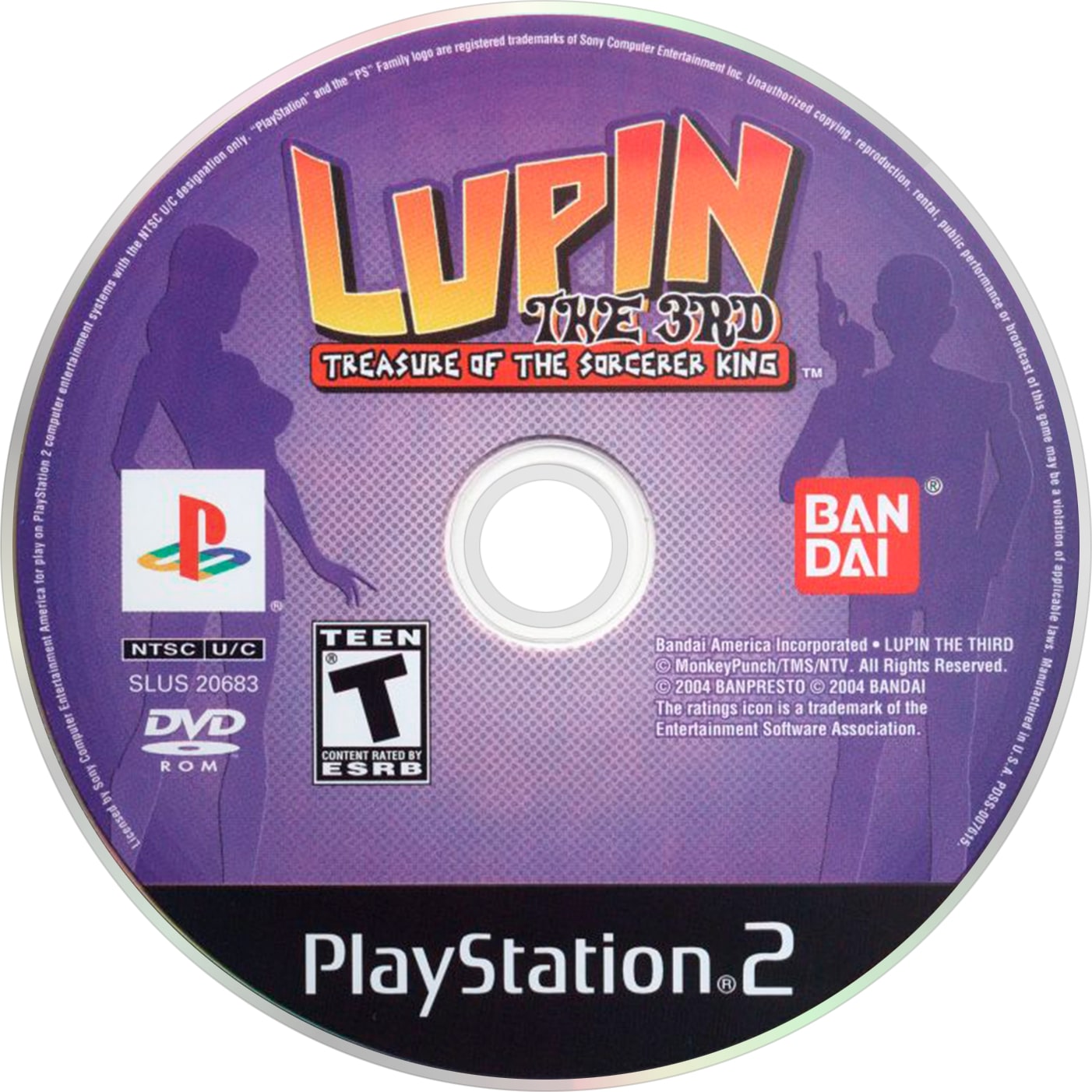 Lupin the 3rd Treasure of the Sorcerer King PS2 - Video Game - Used - CaveGamers - Image 3