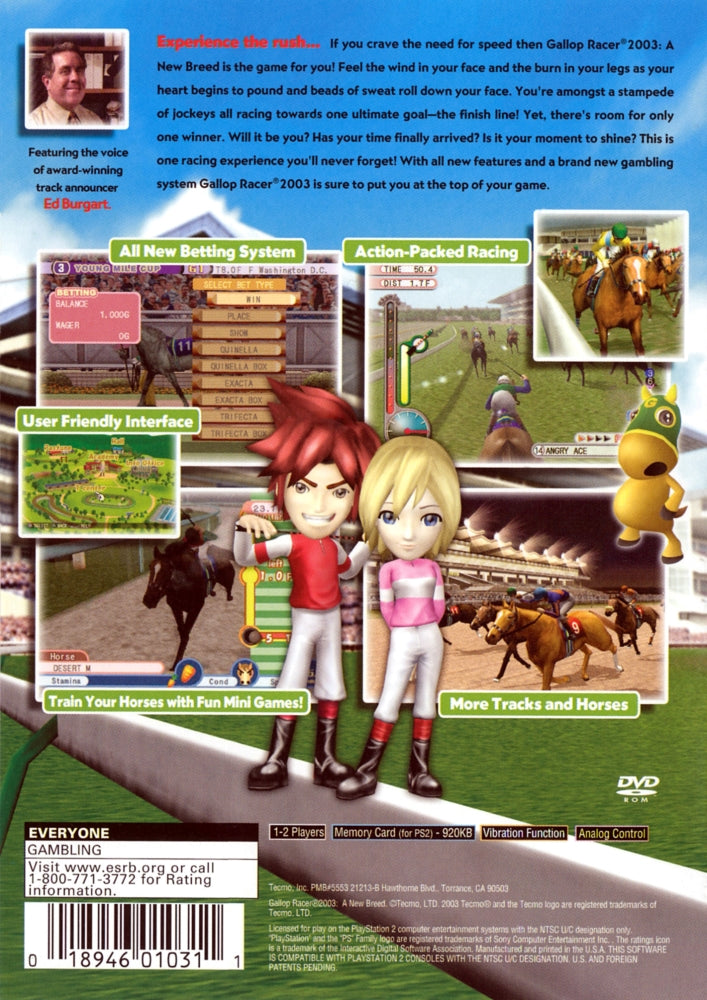 Gallop Racer 2003 A New Breed