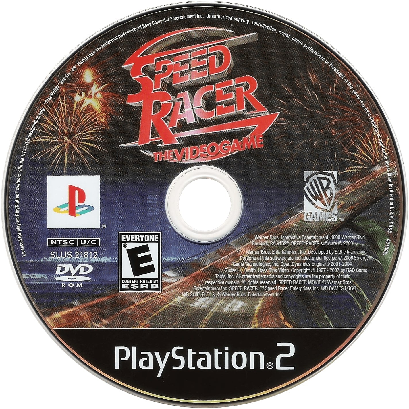 Speed Racer Video Game PS2 - Video Game - Used - CaveGamers - Image 3