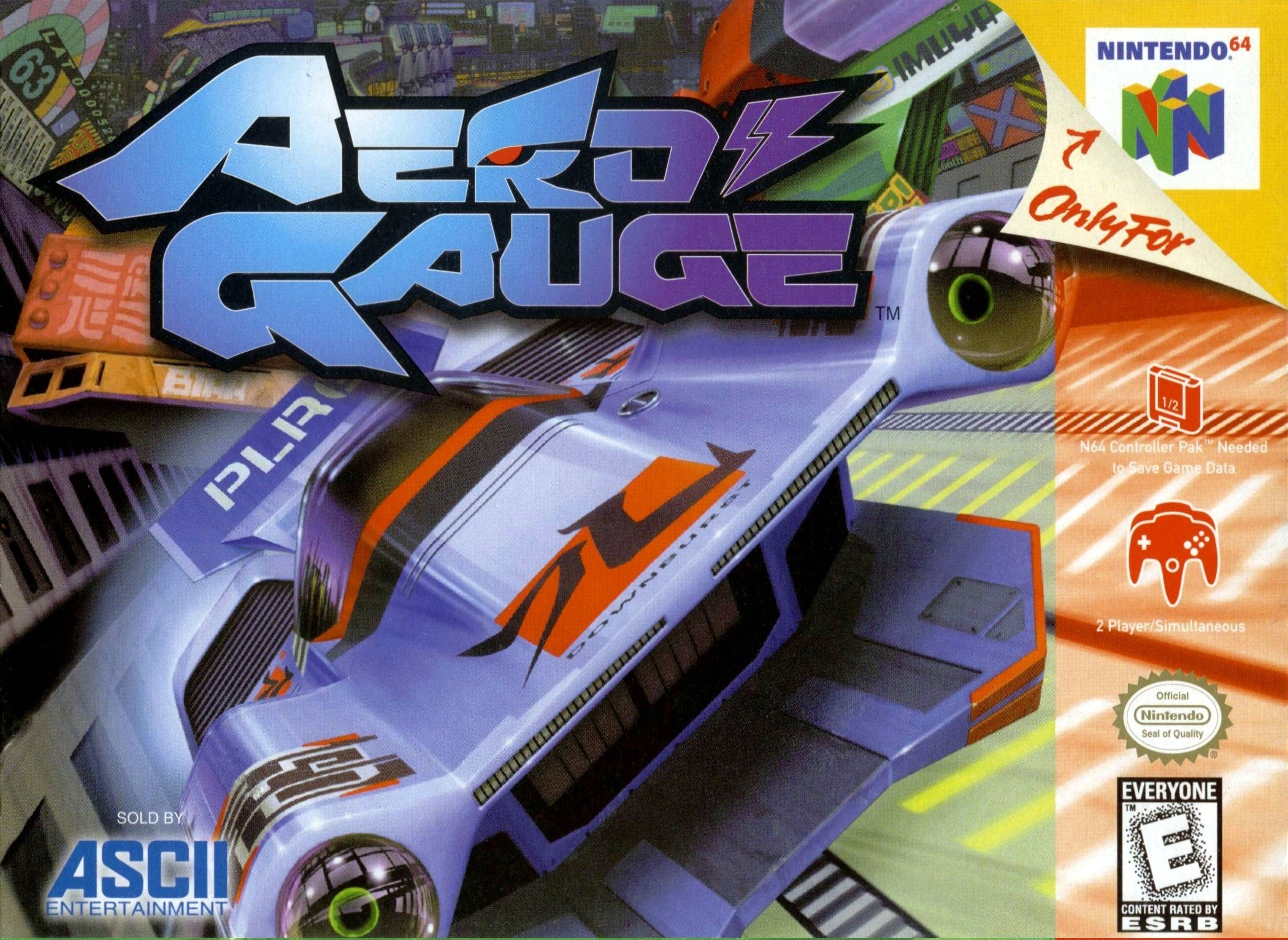 Aero Gauge N64 - Video Game - Used - CaveGamers