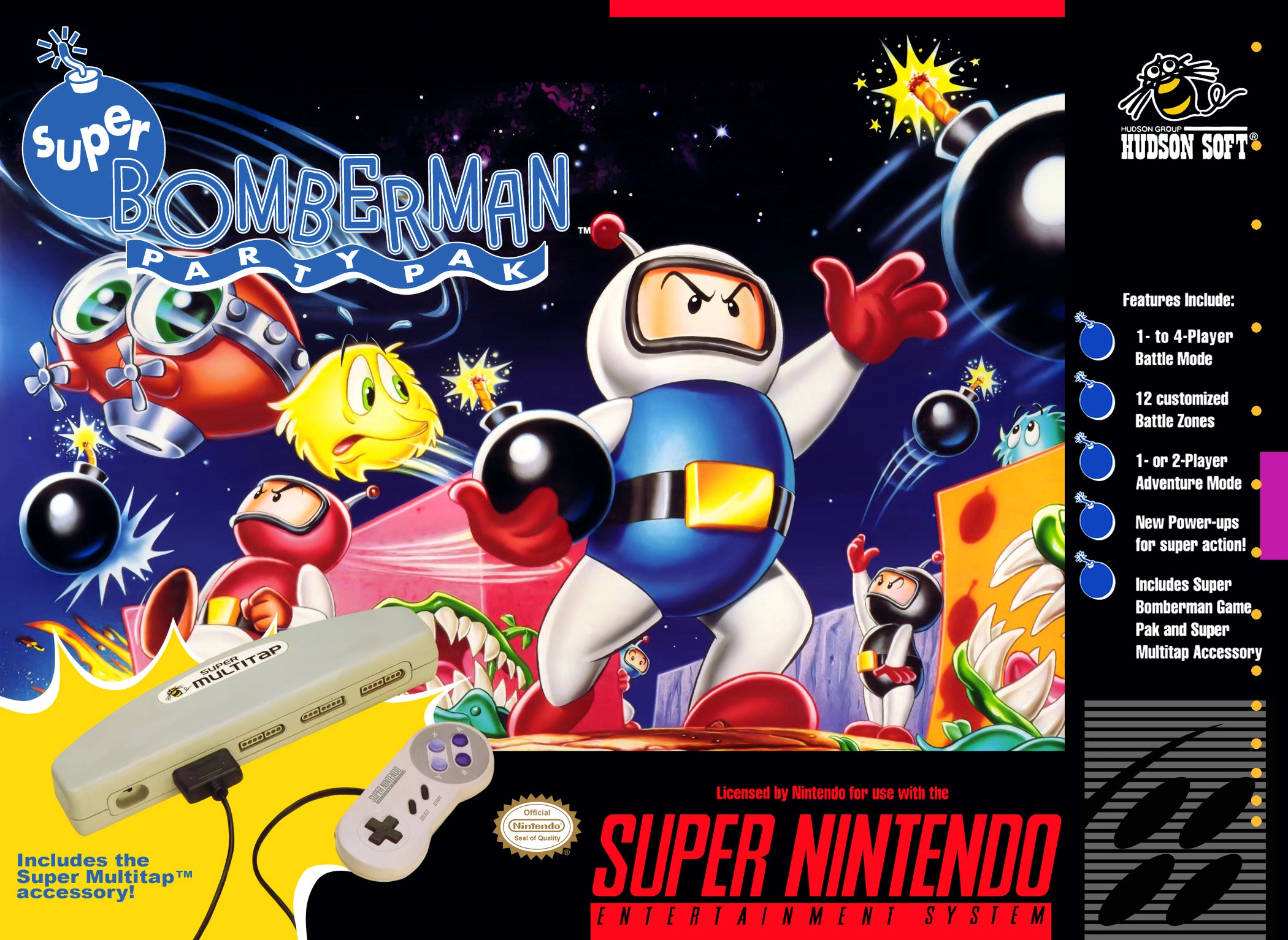 Super Bomberman SNES - Video Game - Used - CaveGamers