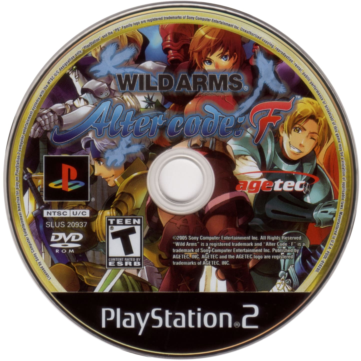 Wild ARMs Alter Code: F