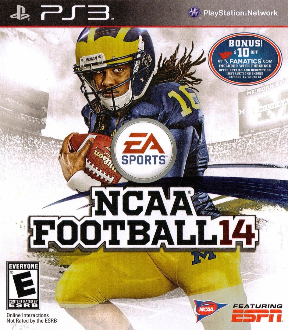 NCAA Football 14 PS3 - Video Game - Used - CaveGamers
