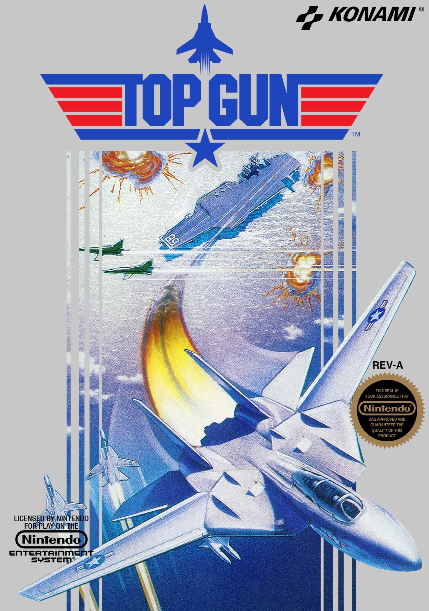 Top Gun NES - Video Game - Used - CaveGamers
