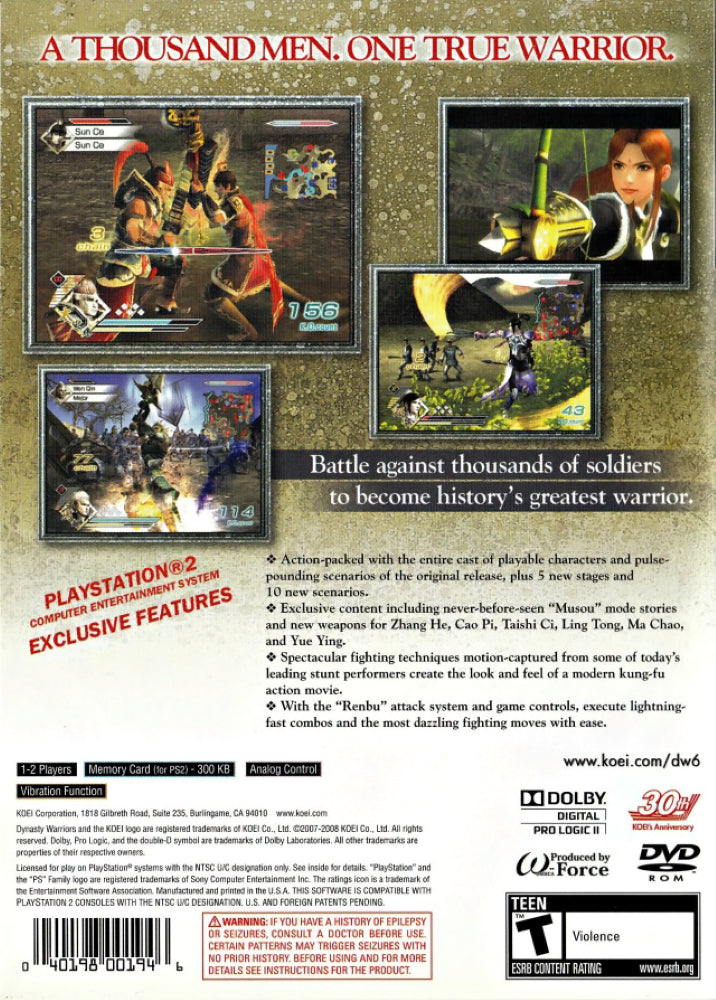 Dynasty Warriors 6