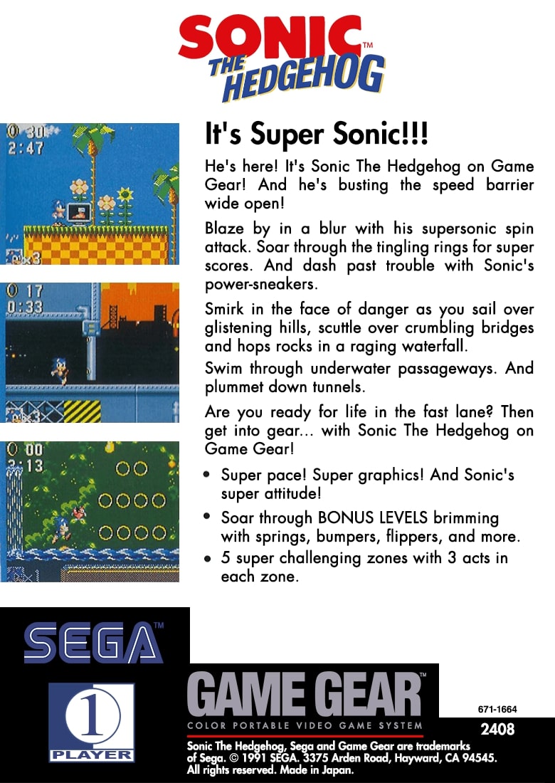Sonic the Hedgehog