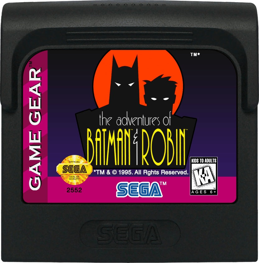 Adventures of Batman and Robin GameGear - Video Game - Used - CaveGamers - Image 3
