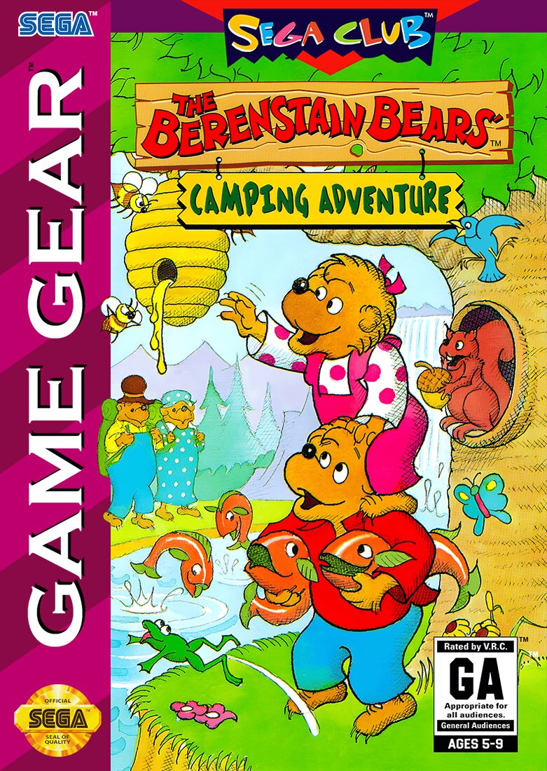 Berenstain Bears Camping Adventures GameGear - Video Game - Used - CaveGamers