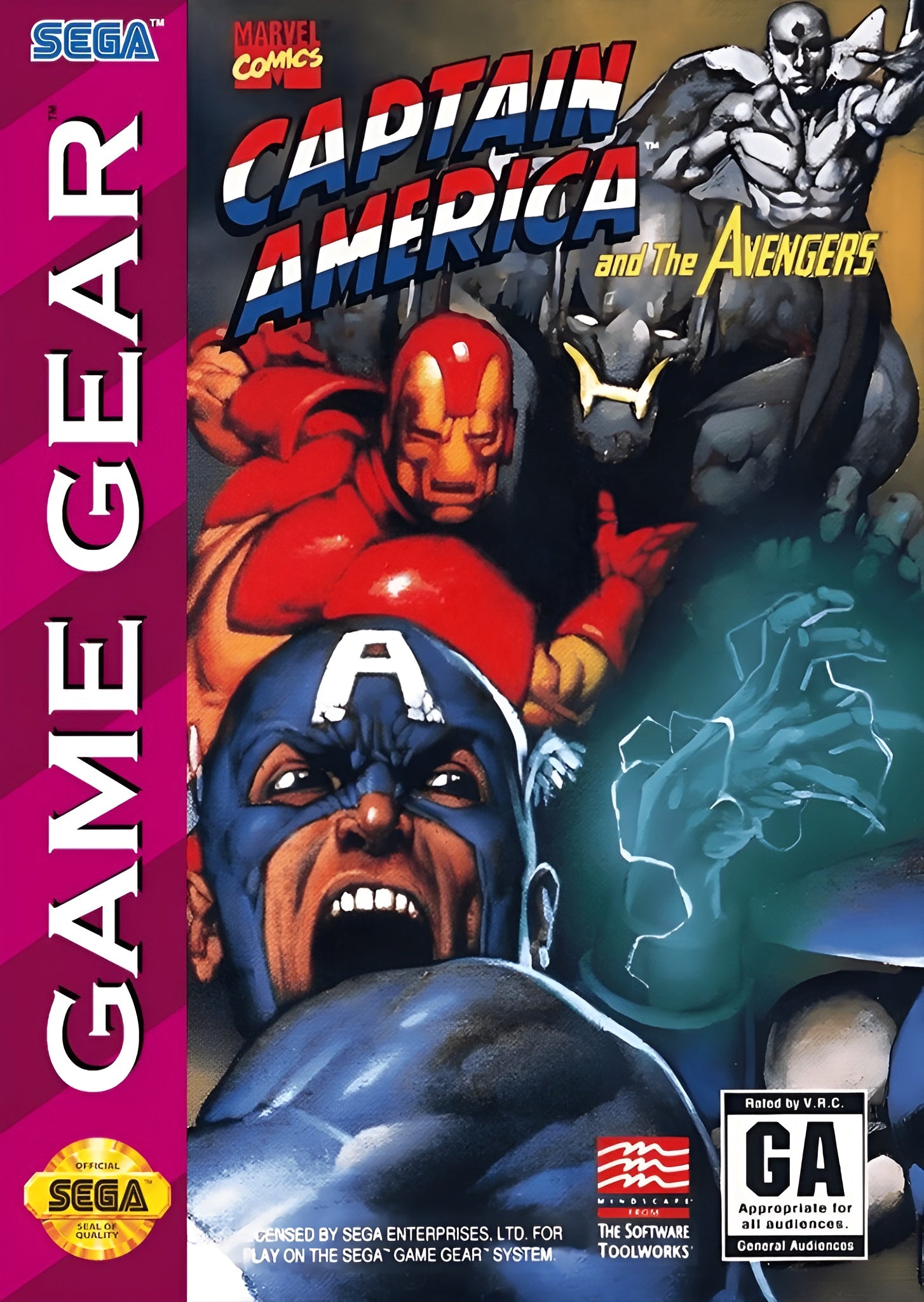 Captain America and the Avengers GameGear - Video Game - Used - CaveGamers
