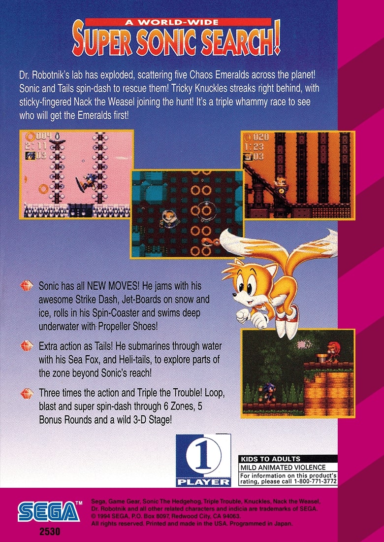 Sonic the Hedgehog: Triple Trouble