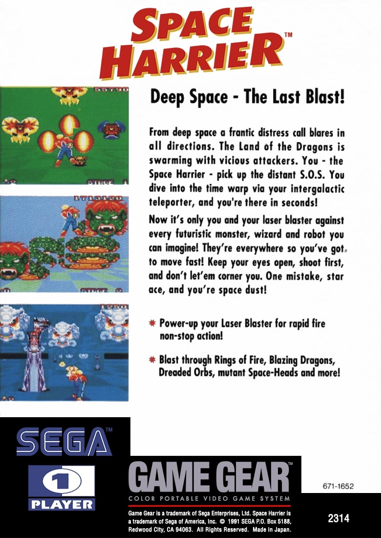 Space Harrier