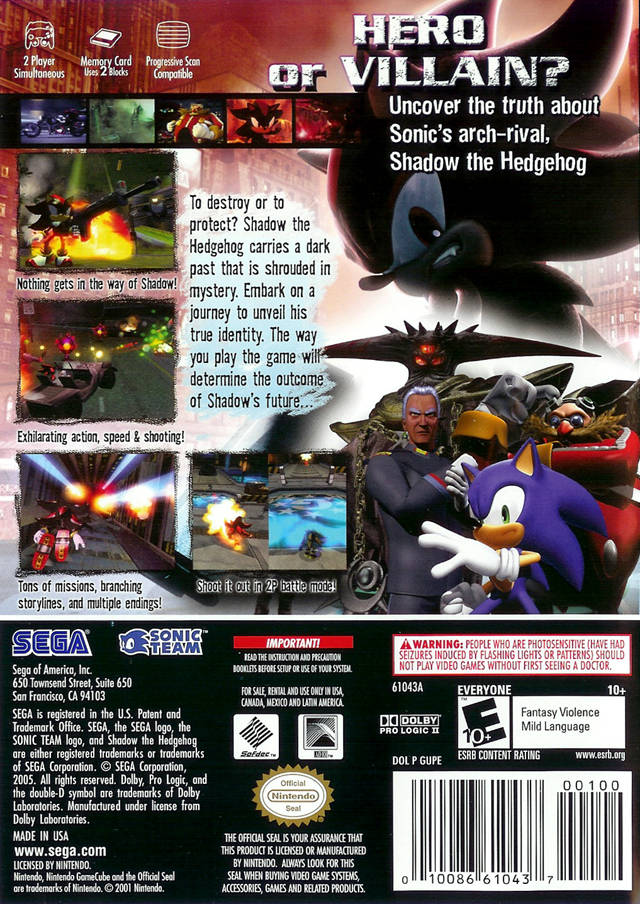 Shadow The Hedgehog