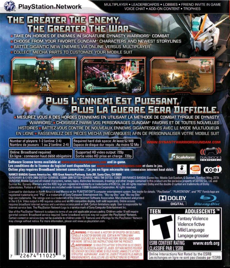 Dynasty Warriors: Gundam 2