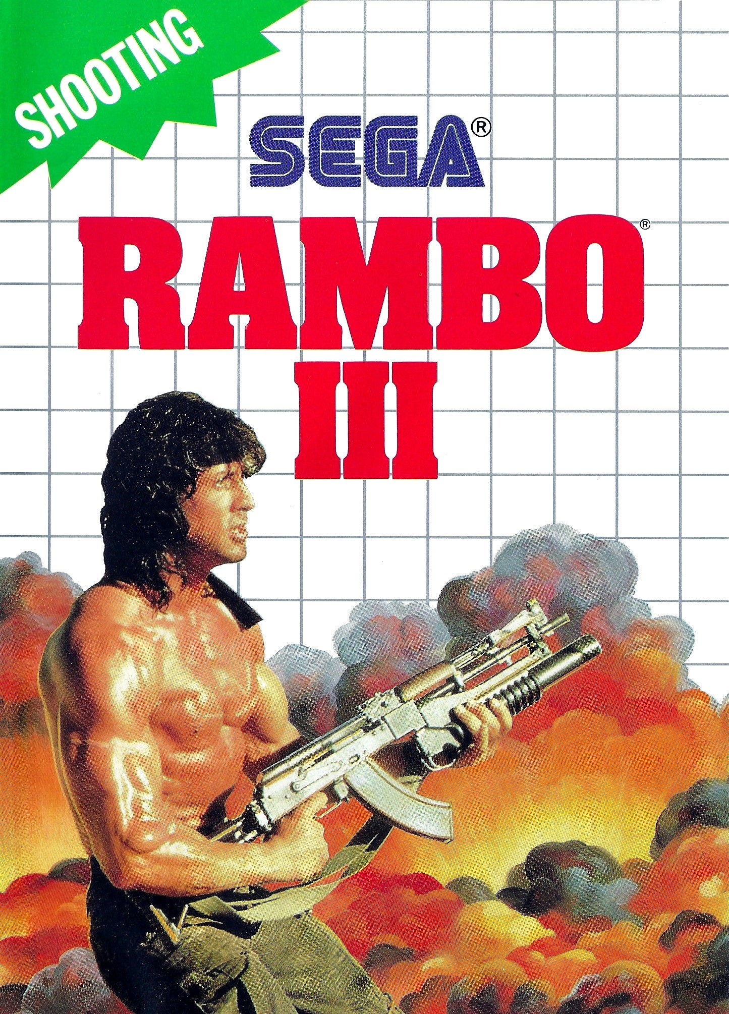 Rambo III Master System - Video Game - Used - CaveGamers