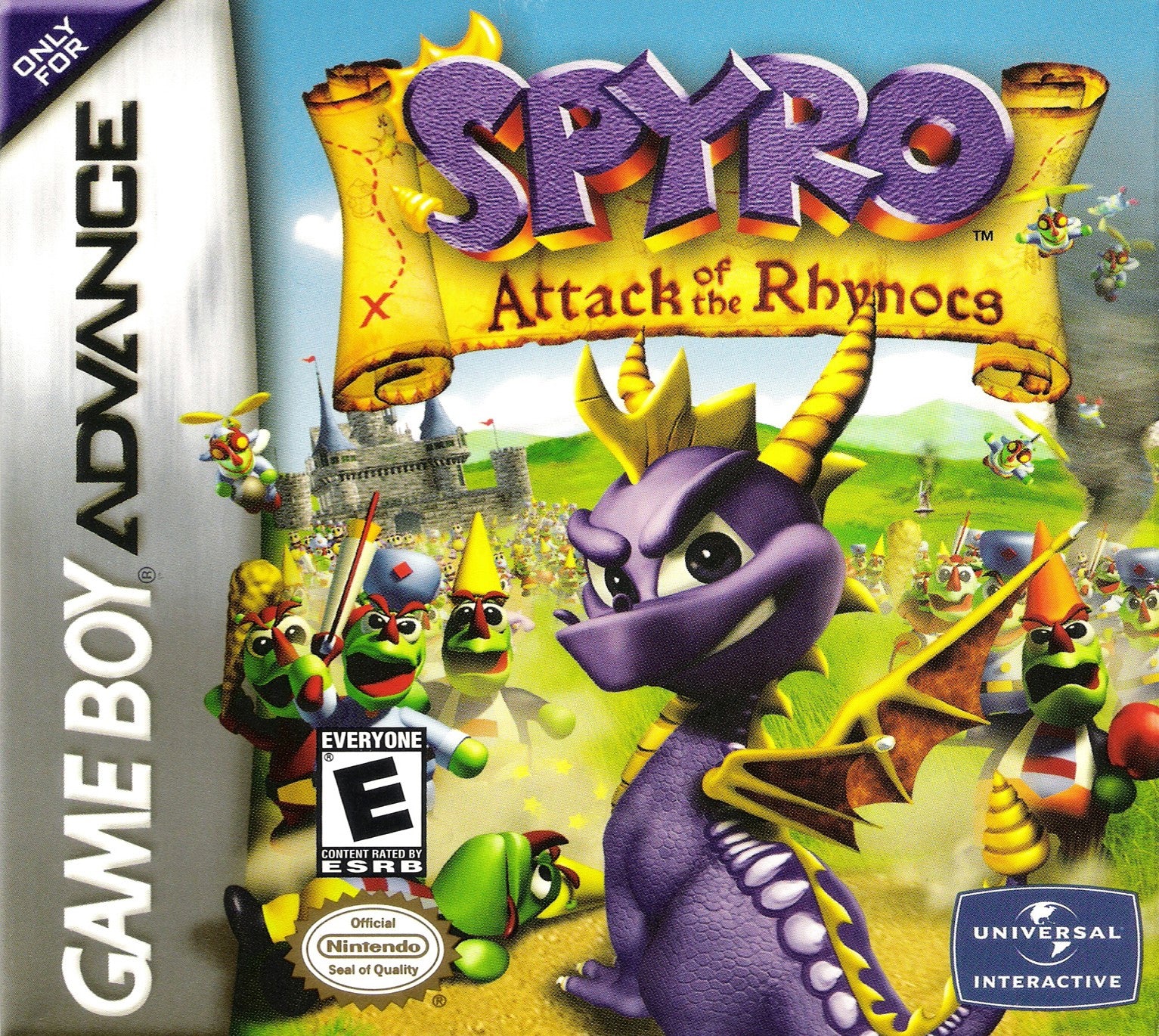 Spyro: Attack of the Rhynocs Game Boy Advance - Video Game - Used - CaveGamers