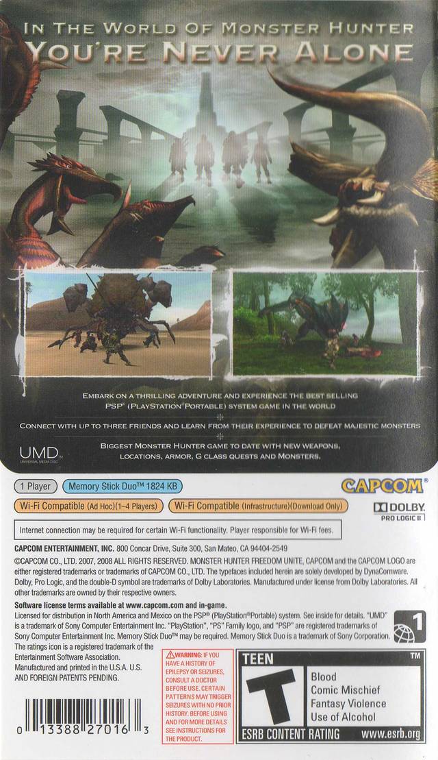 Monster Hunter Freedom Unite