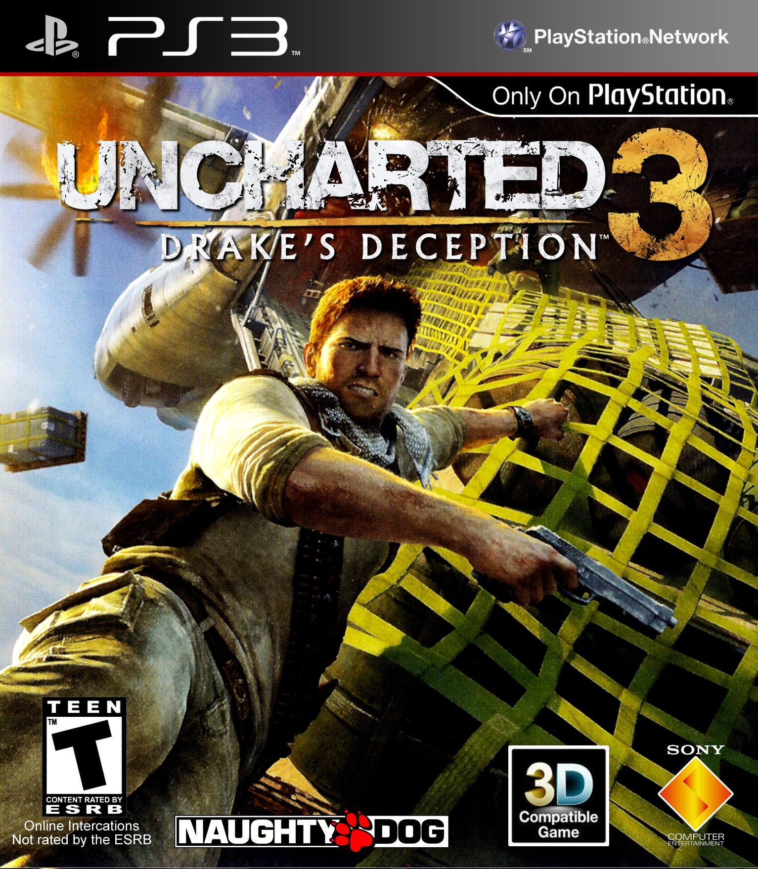 Uncharted 3: Drake's Deception PS3 - Video Game - Used - CaveGamers