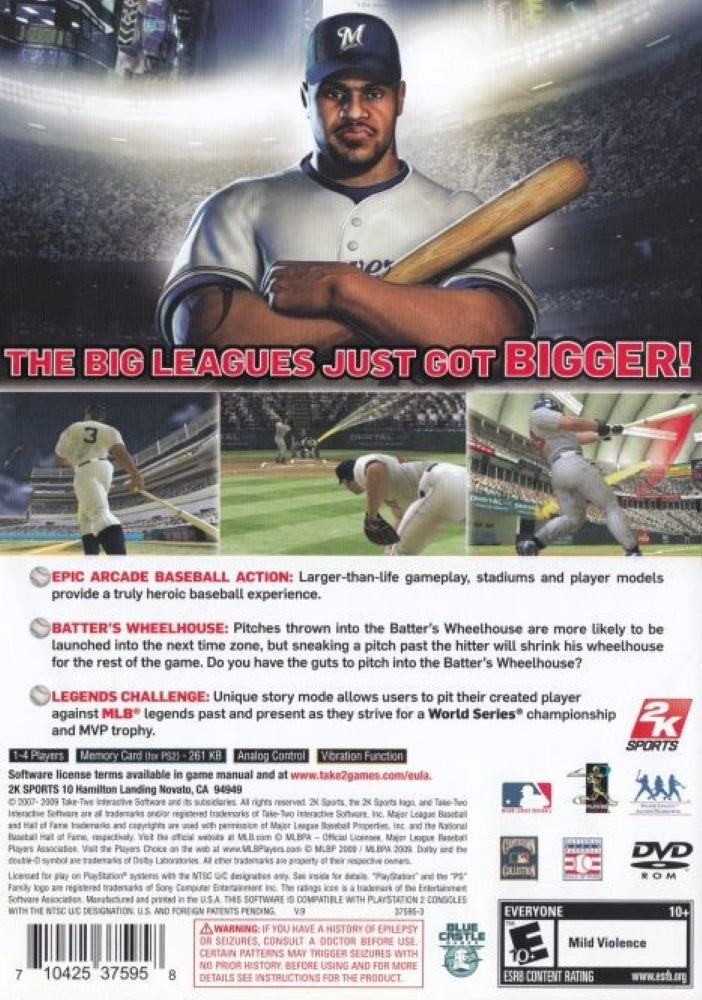 The Bigs 2 PS2 - Video Game - Used - CaveGamers - Image 2