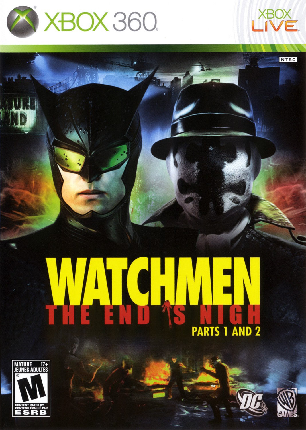 Watchmen The End is Nigh Parts 1 & 2 Xbox 360 - Video Game - Used - CaveGamers