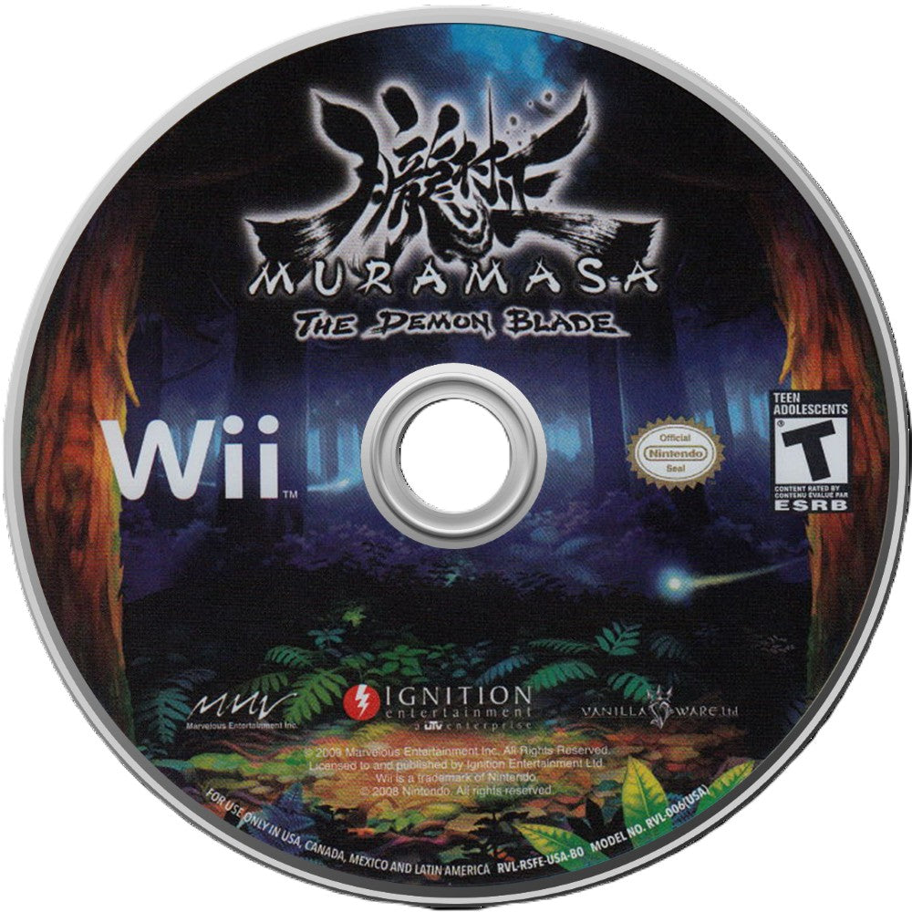 Muramasa: The Demon Blade Wii - Video Game - Used - CaveGamers - Image 3