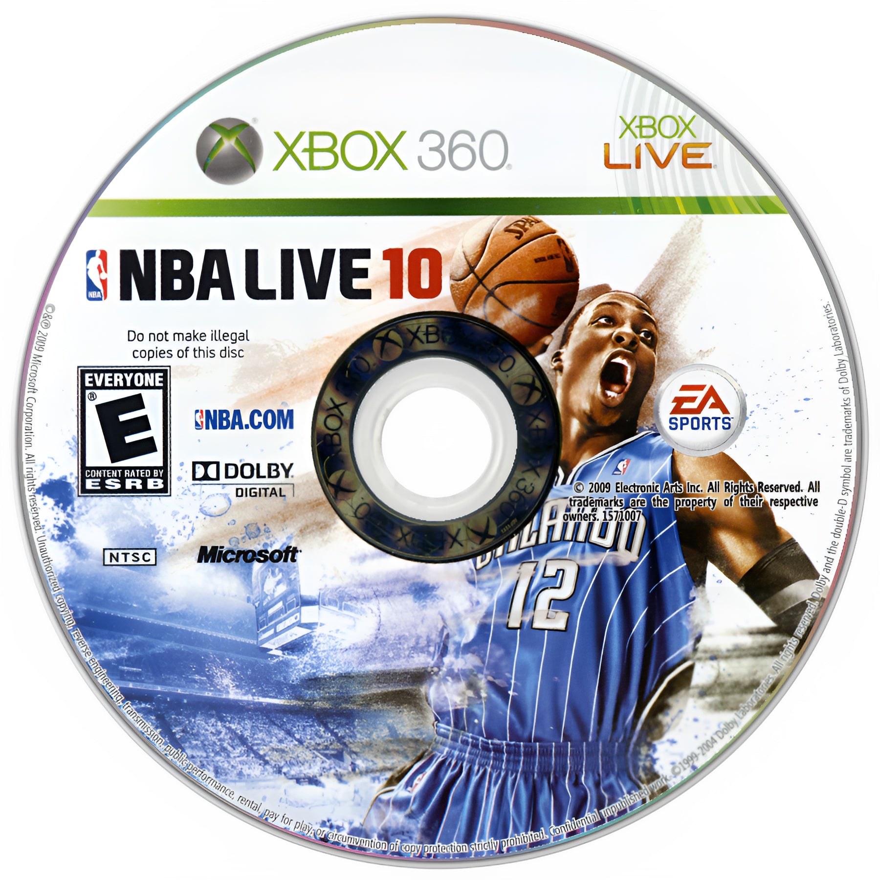 NBA Live 10 Xbox 360 - Video Game - Used - CaveGamers - Image 3