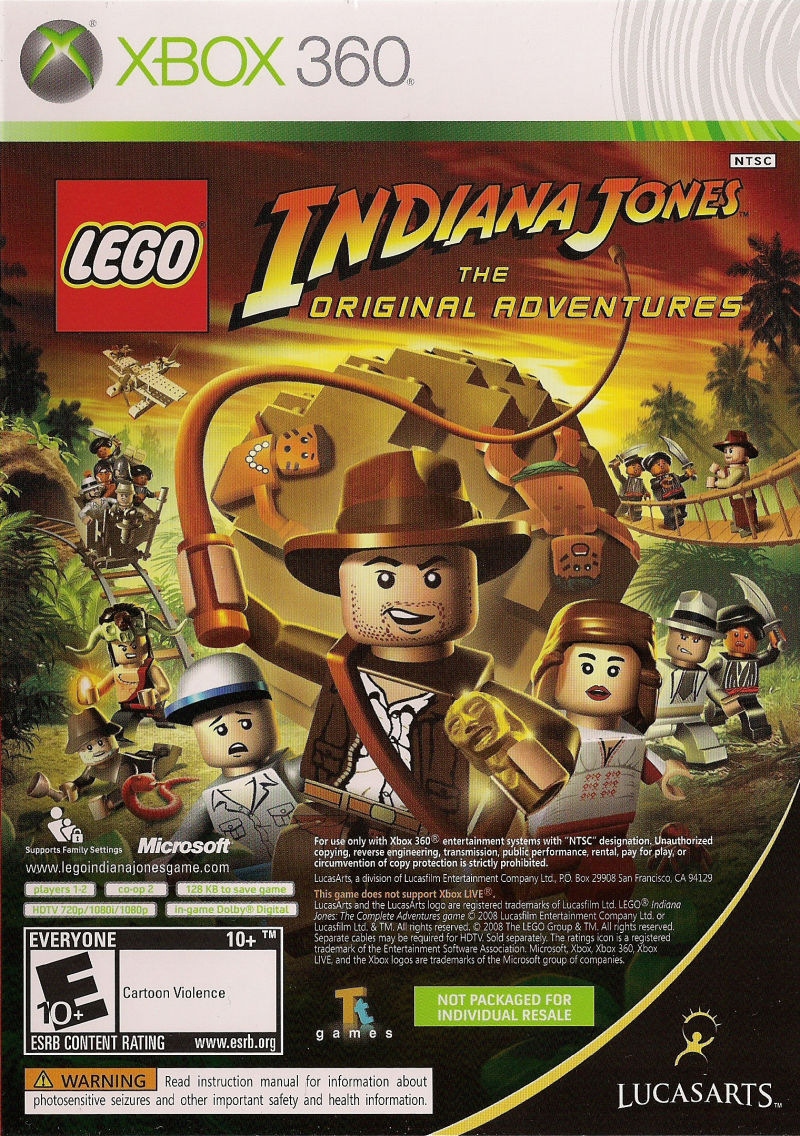 LEGO Indiana Jones and Kung Fu Panda Combo [2 Discs] Xbox 360 - Video Game - Used - CaveGamers