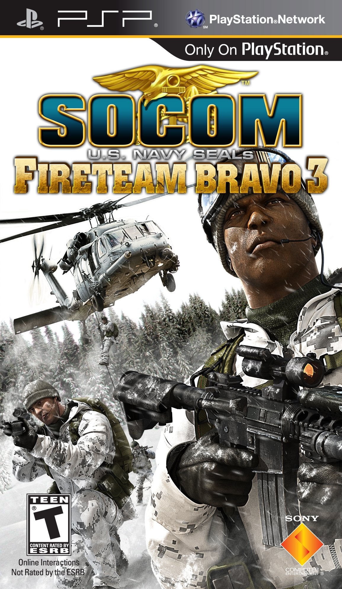 SOCOM US Navy Seals Fireteam Bravo 3 PSP - Video Game - Used - CaveGamers