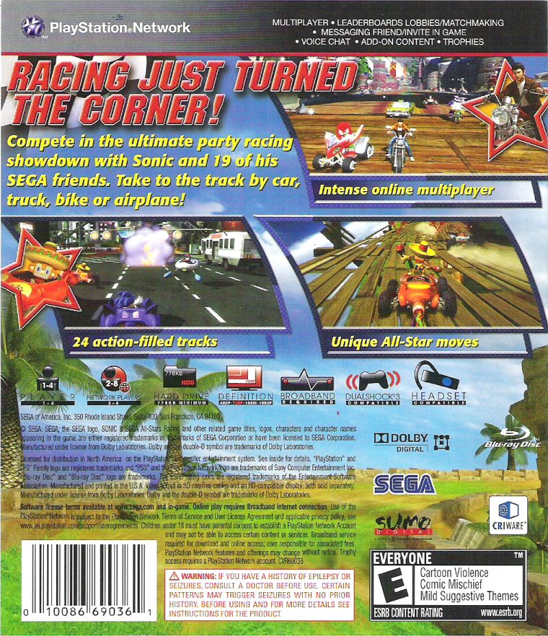 Sonic & SEGA All-Stars Racing