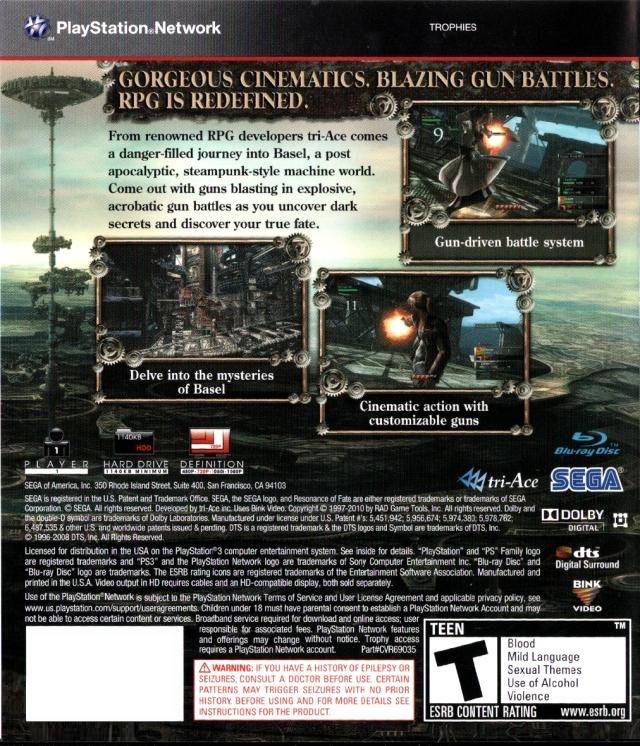 Resonance of Fate