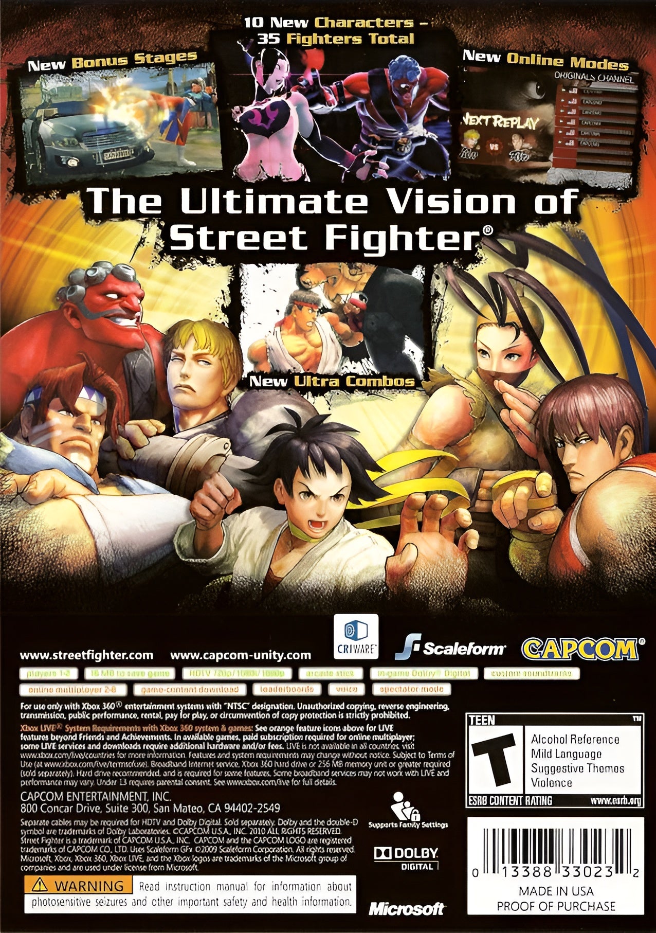 Super Street Fighter IV Xbox 360 - Video Game - Used - CaveGamers - Image 2
