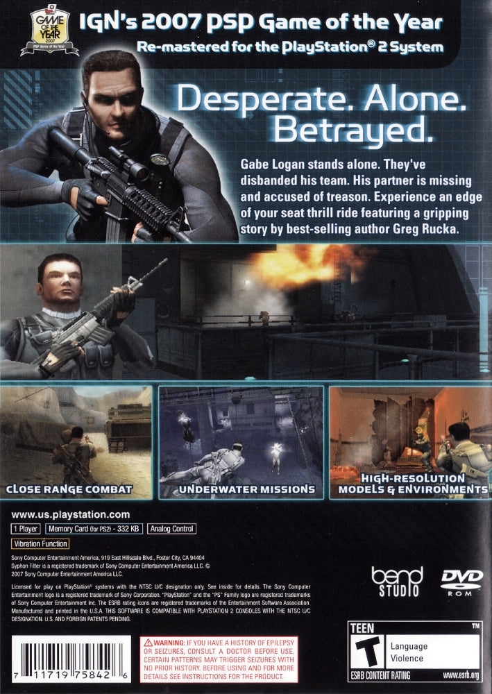 Syphon Filter Logan's Shadow