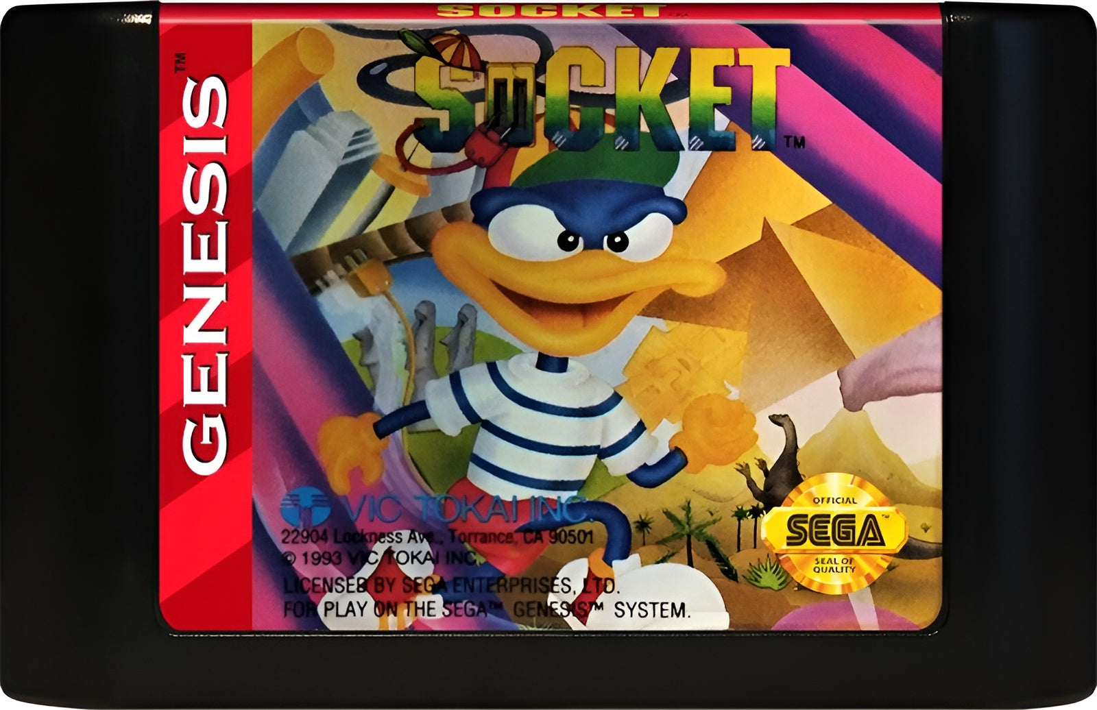 Socket Genesis - Video Game - Used - CaveGamers - Image 3