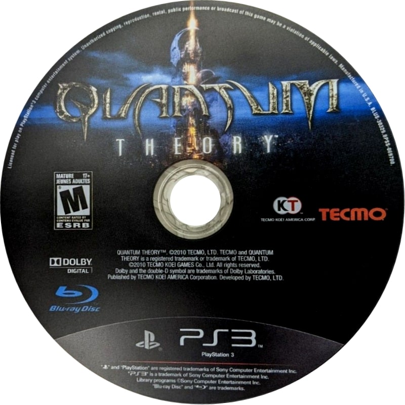 Quantum Theory PS3 - Video Game - Used - CaveGamers - Image 3