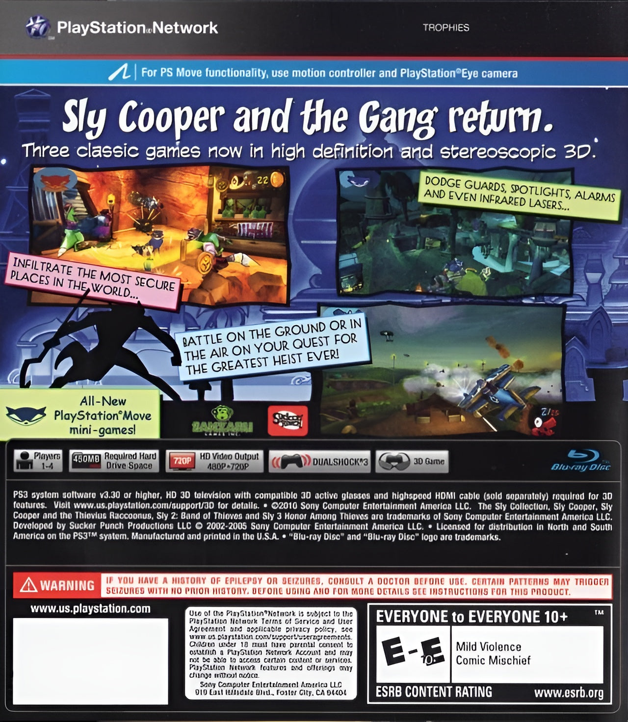 The Sly Collection PS3 - Video Game - Used - CaveGamers - Image 2