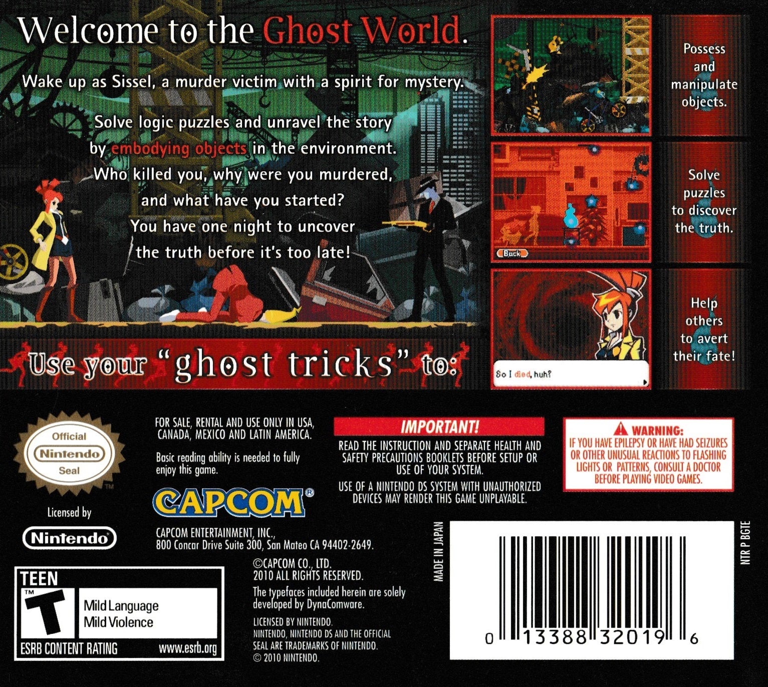 Ghost Trick: Phantom Detective