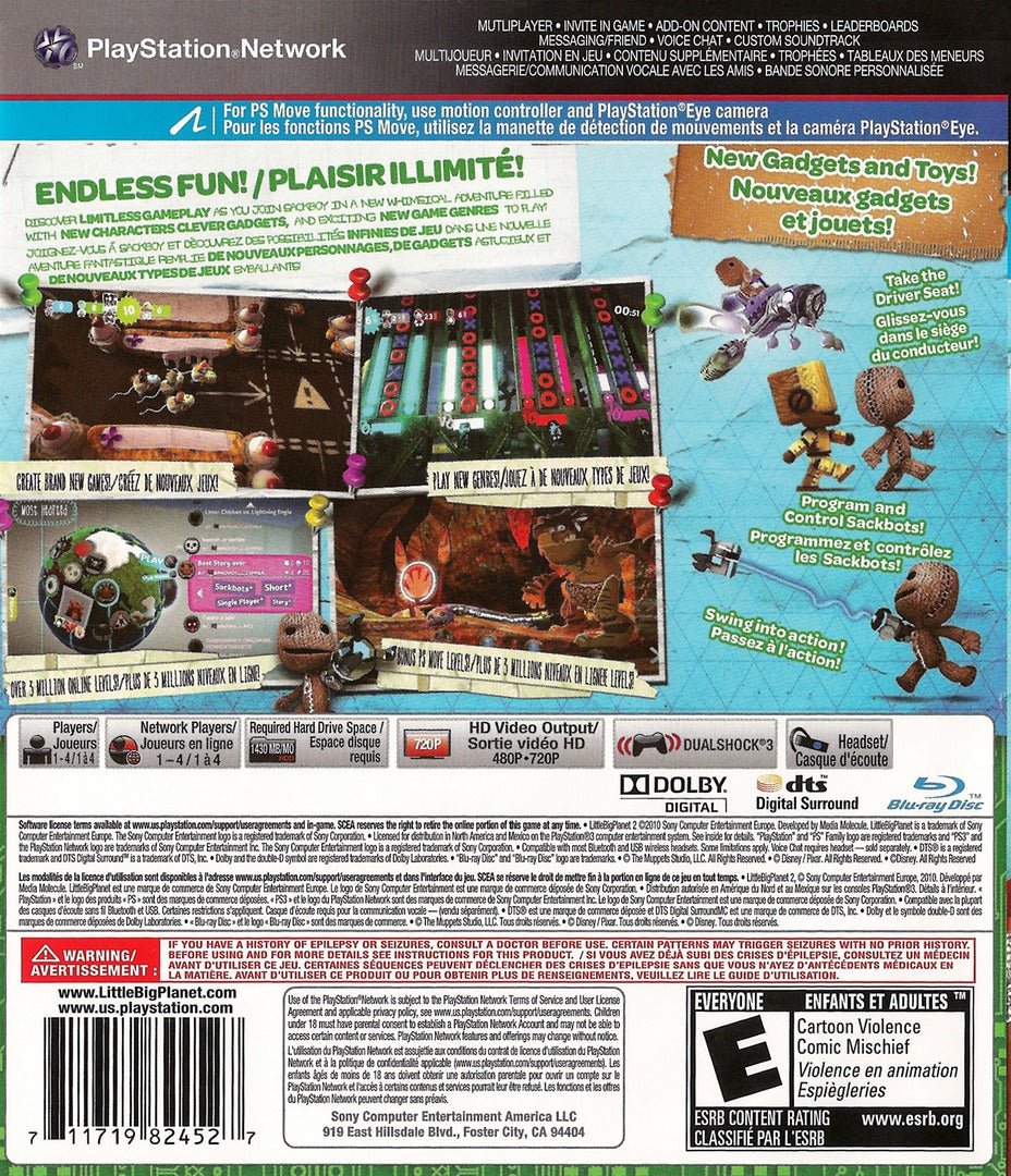 LittleBigPlanet 2 PS3 - Video Game - Used - CaveGamers - Image 2