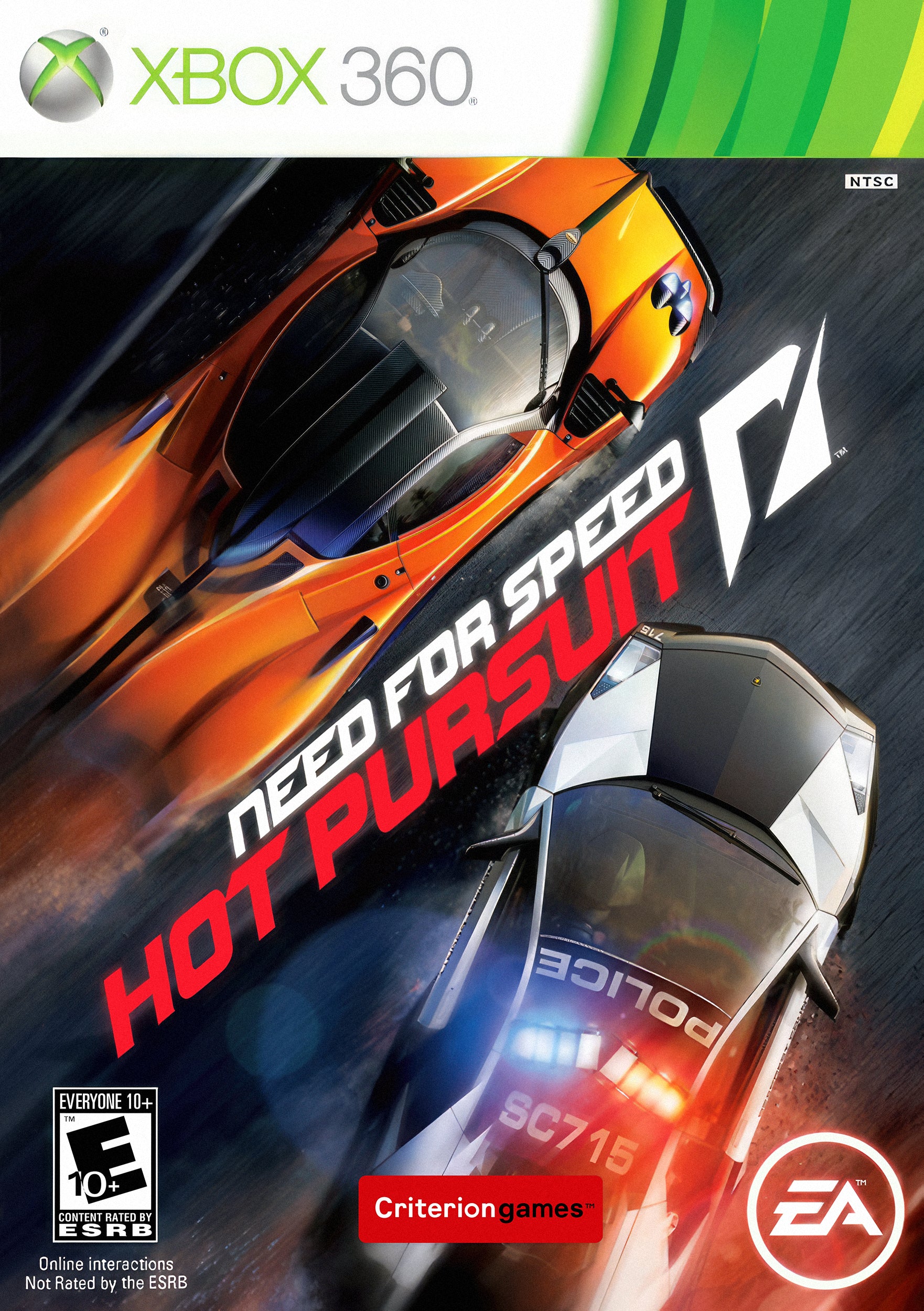 Need For Speed: Hot Pursuit Xbox 360 - Video Game - Used - CaveGamers